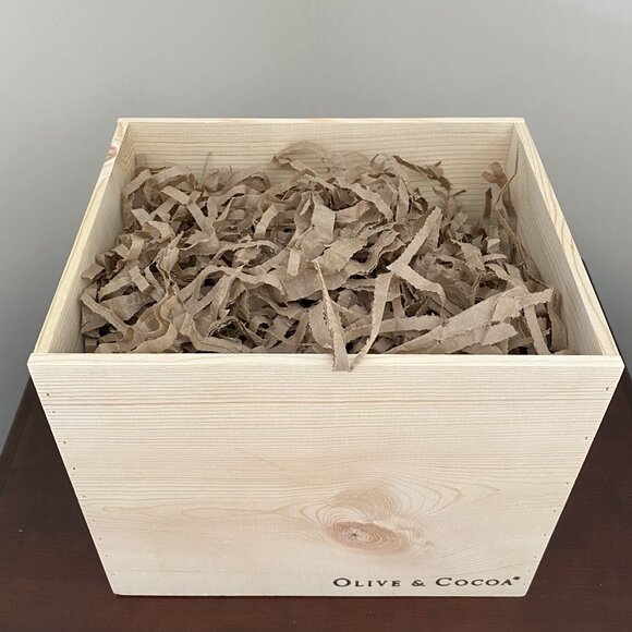 Olive & Cocoa Unfinished Wood Crate NWOT - Picture 10 of 12